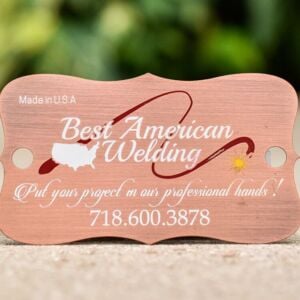 Antique Copper Metal Cards
