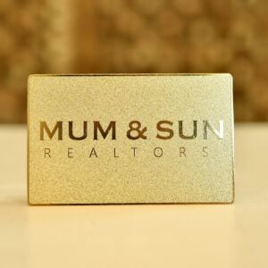 Gold Metal Card