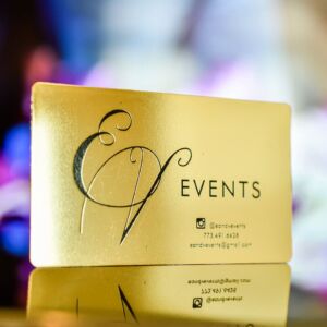 Gold Metal Card
