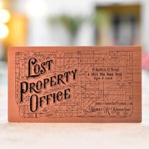 Antique Copper Metal Card