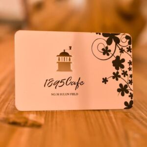 Rose Gold Metal Card