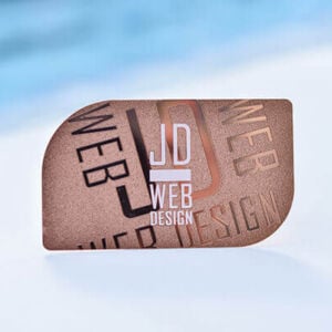 Rose Gold Metal Card