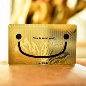 Gold Metal Cards