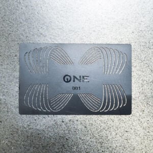 Black Metal Card